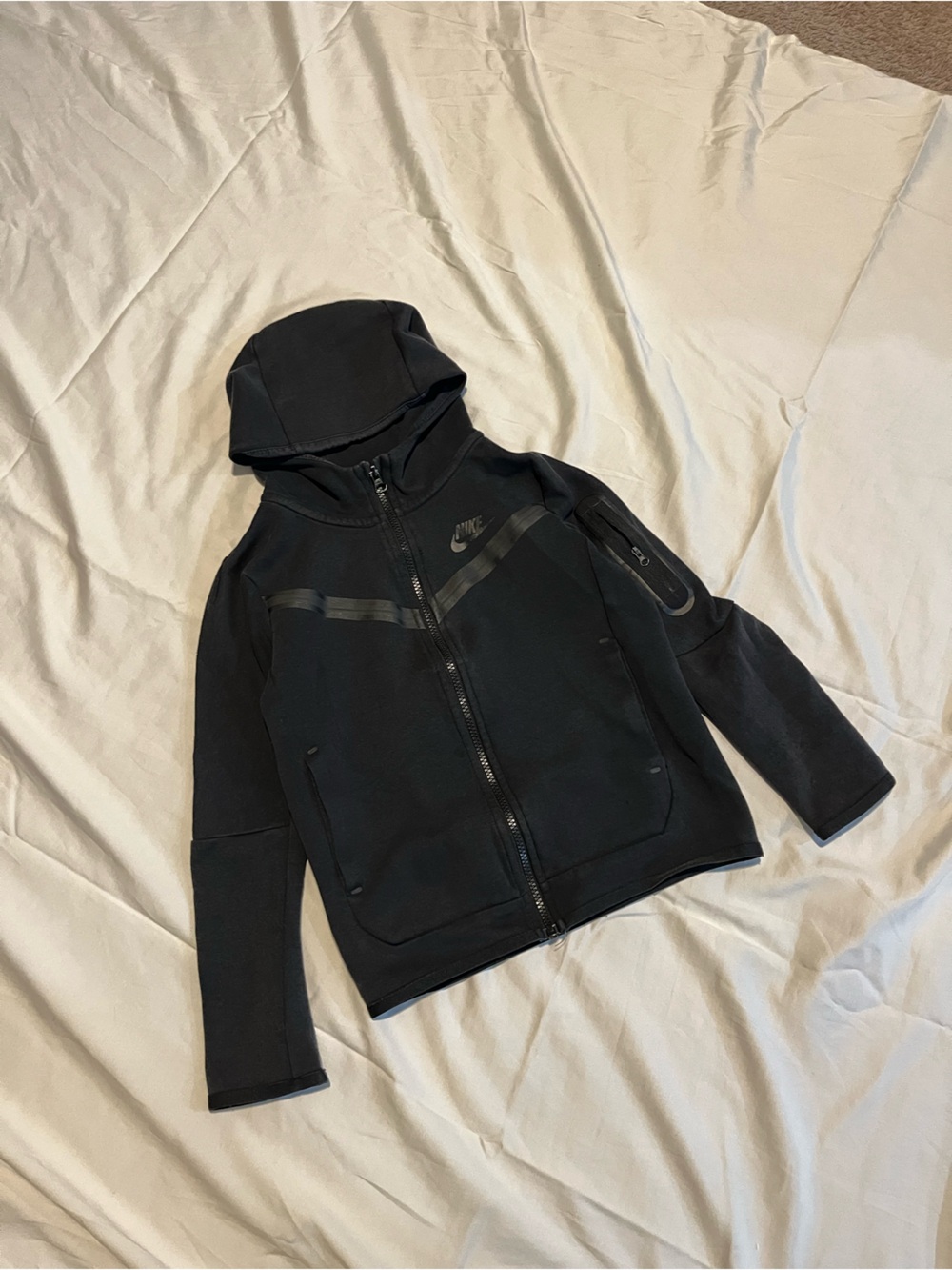 Nike Women's Black Bomber Jacket with Hood